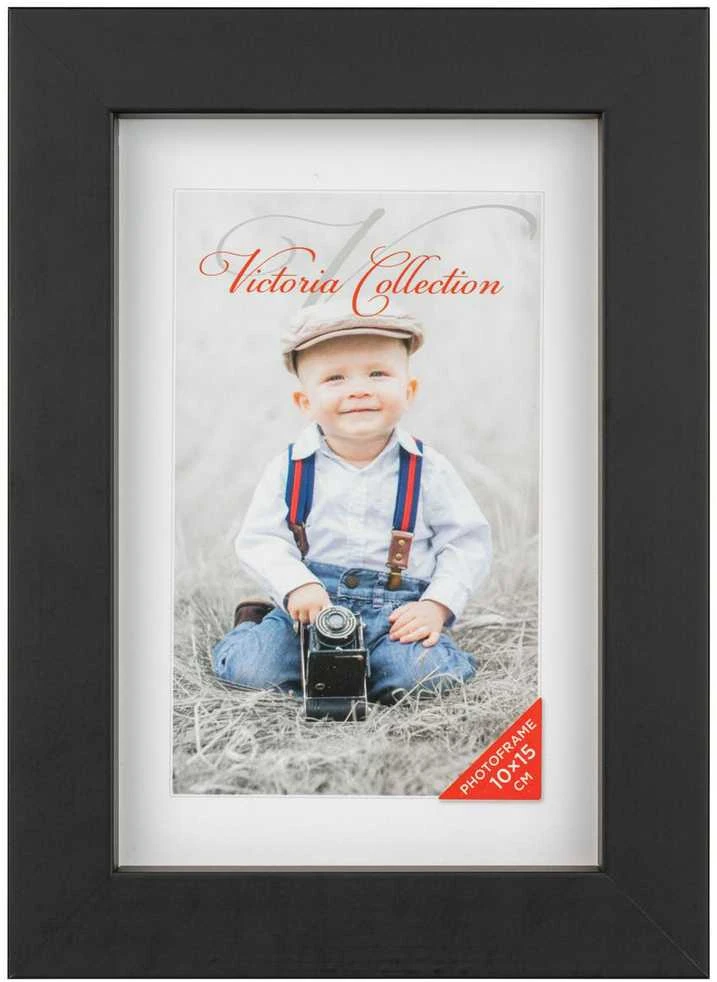 Victoria Collection Cubo nuotraukų rėmelis 10x15, juodas