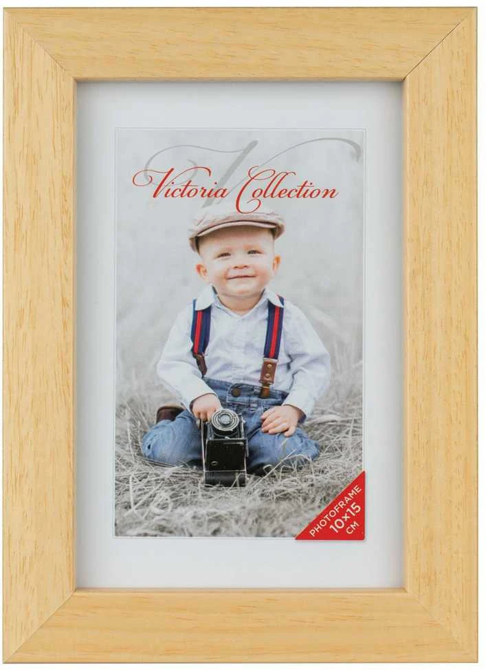 Victoria Collection Cubo nuotraukų rėmelis 10x15, natūralus