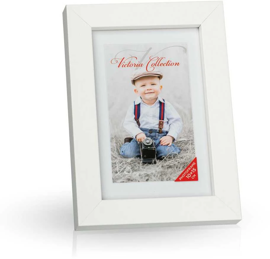 Victoria Collection Cubo nuotraukų rėmelis 10x15, baltas