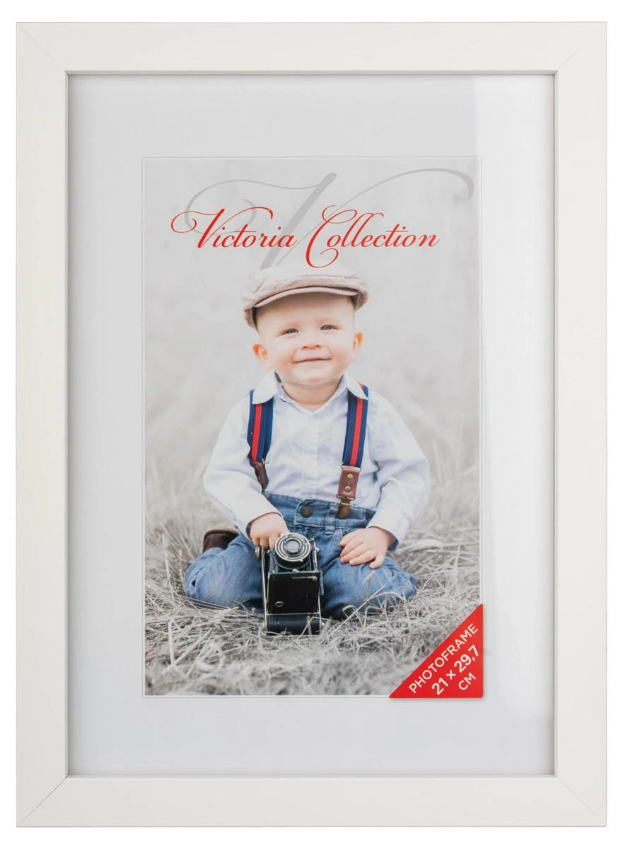 Victoria Collection Cubo nuotraukų rėmelis 21x29,7, baltas