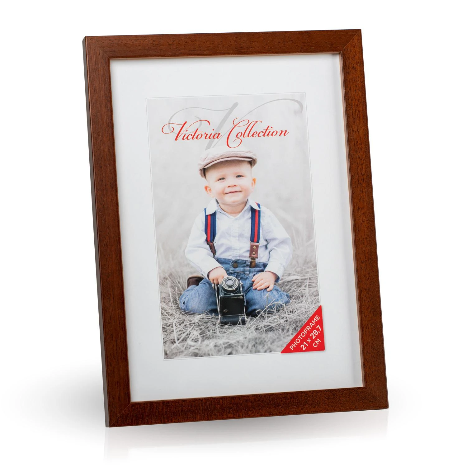 Victoria Collection Cubo nuotraukų rėmelis 21x29,7, ruda