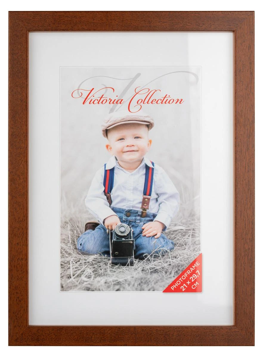 Victoria Collection Cubo nuotraukų rėmelis 21x29,7, ruda