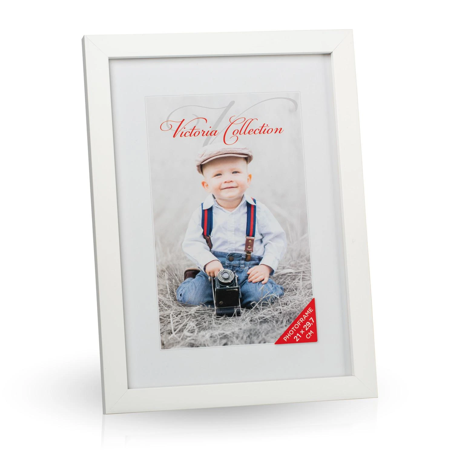 Victoria Collection Cubo nuotraukų rėmelis 21x29,7, baltas