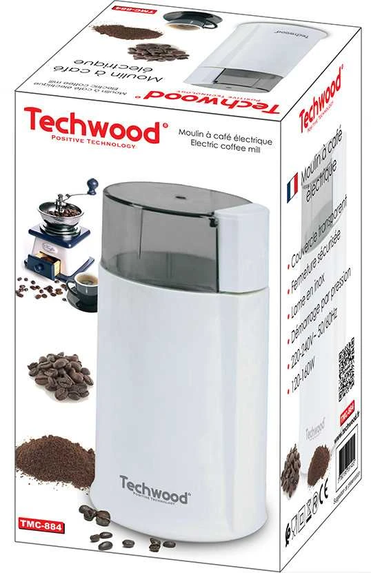 Virtuvinės svarstyklės Techwood kavos malūnėlis TMC-884 160W