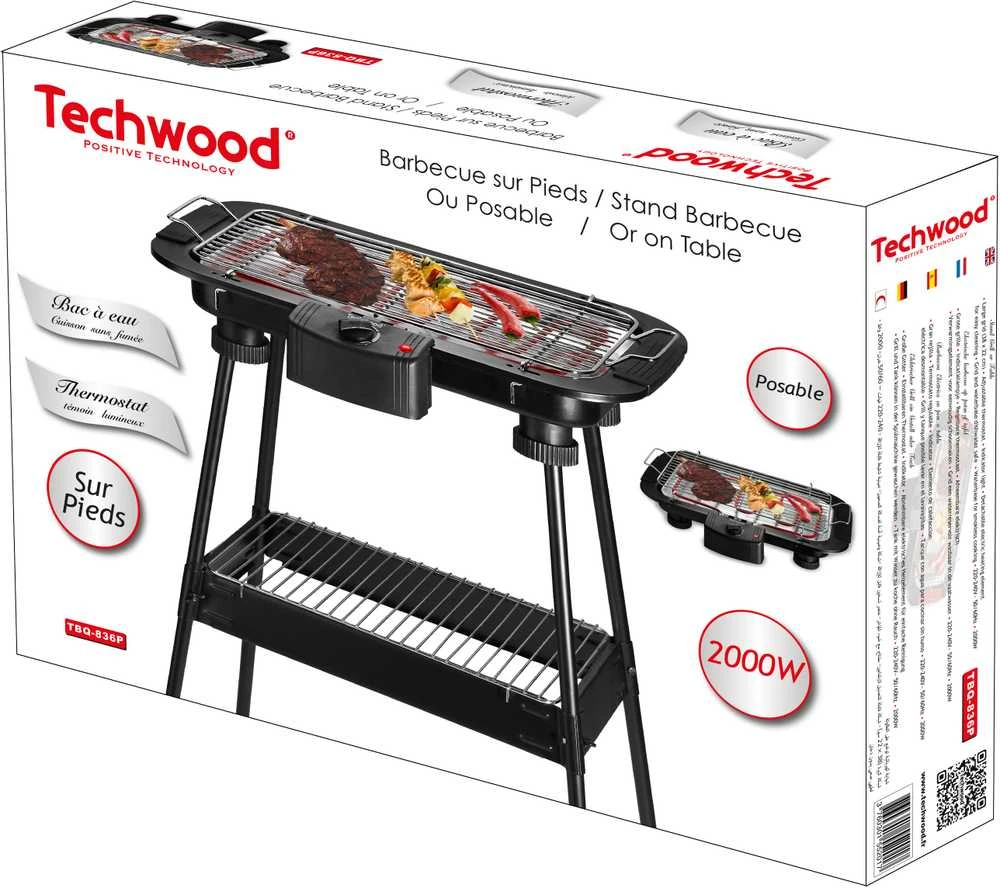 Virtuvinės svarstyklės Techwood kepsninė TBQ-836P