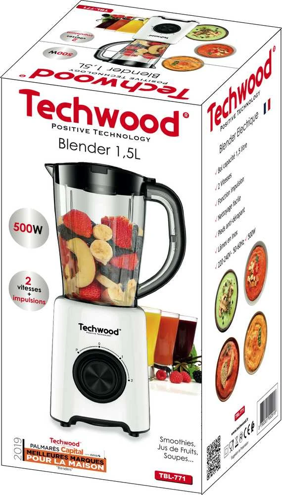 Virtuvinės svarstyklės Techwood trintuvas TBL-771 500W