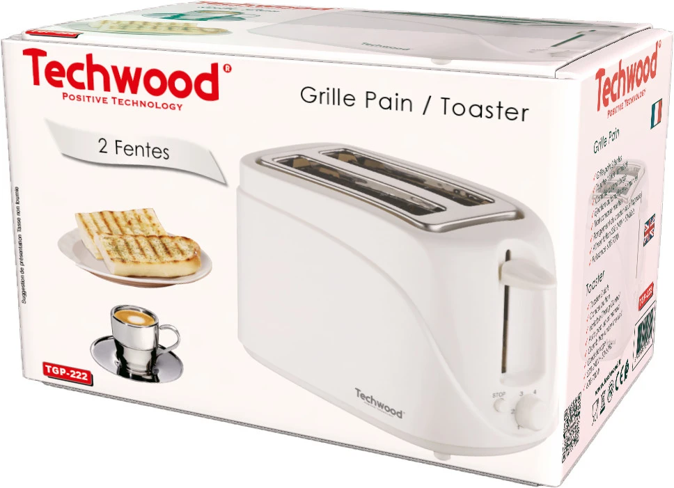 Virtuvinės svarstyklės Techwood roaster TGP-222, baltas