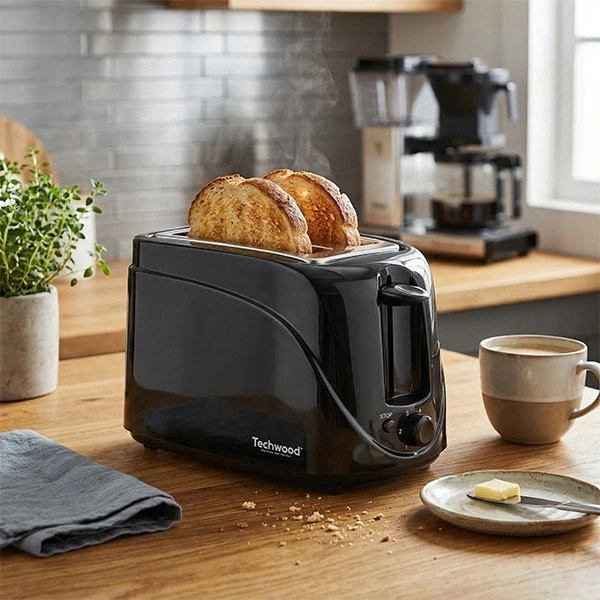 Virtuvinės svarstyklės Techwood TGP-246 kenyérpirító (fekete)