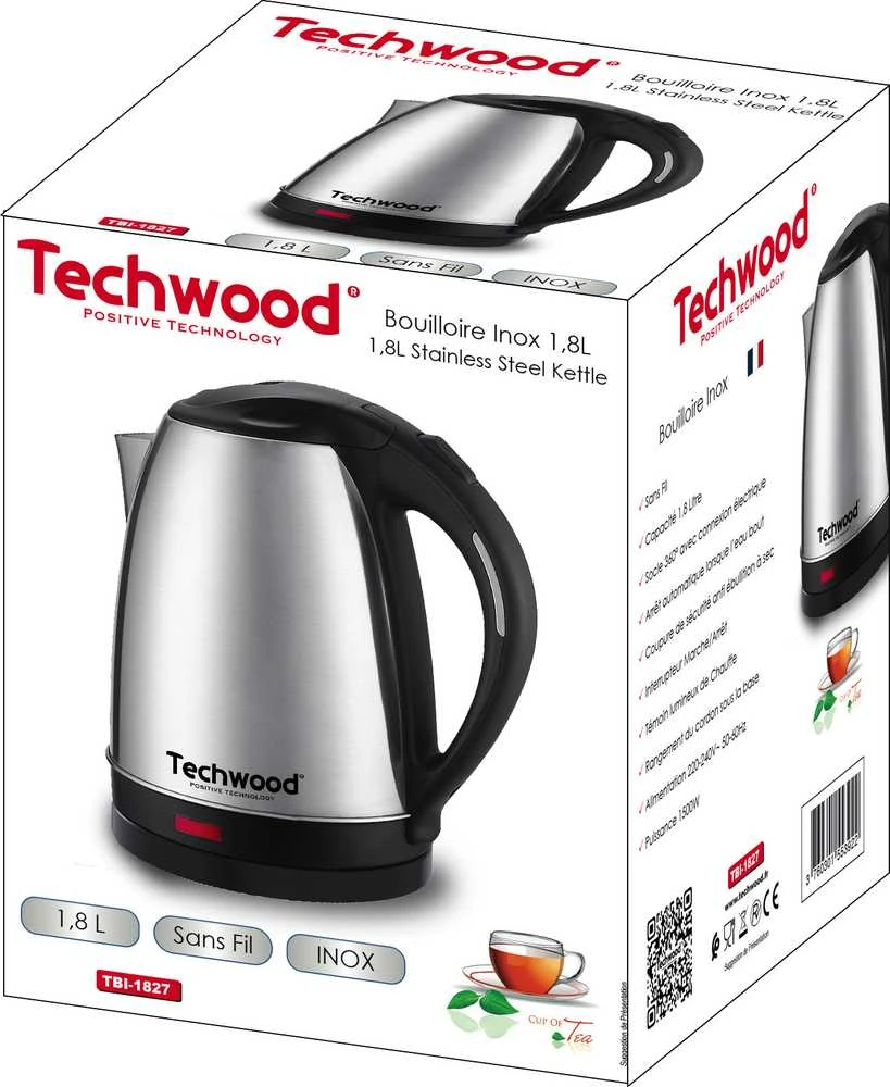 Virtuvinės svarstyklės Techwood virdulys TBI-1827 1,8 l