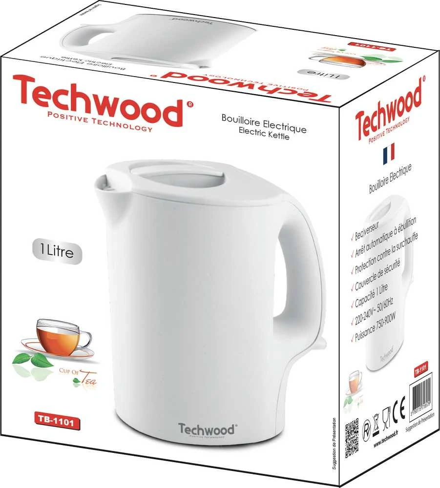 Virtuvinės svarstyklės Techwood virdulys TB-1101 1L
