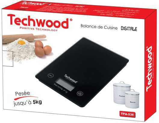 Virtuvinės svarstyklės Techwood virtuvės svarstyklės TPA-536