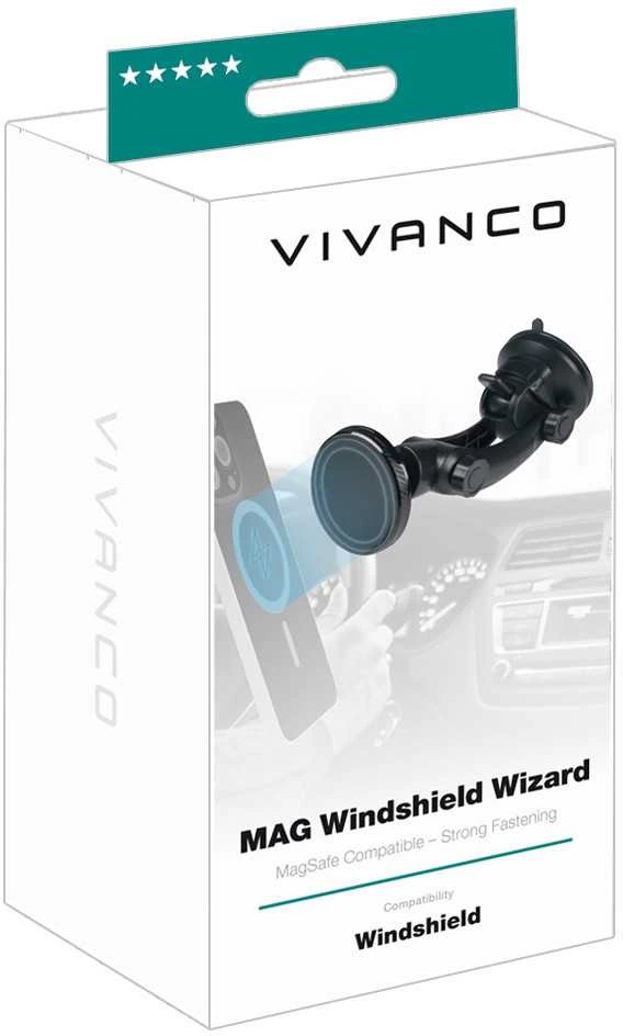 „Vivanco“ automobilinio telefono laikiklis MAG Windshield Wizard (63261)