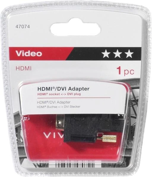 Vivanco HDMI-DVI adapteris 47074 pakuotėje