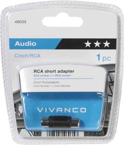 Vivanco RCA adapteris 46035 pakuotėje