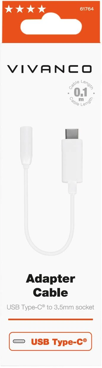 Vivanco USB-C į 3,5 mm adapteris pakuotėje