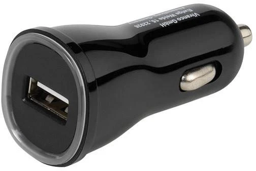 Vivanco car charger USB 2.1A, juodas (36256)