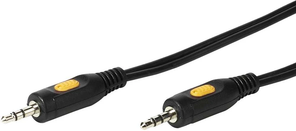Vivanco 3.5mm garso laidas su geltonais akcentais