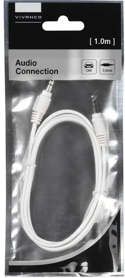 Vivanco 3,5 mm 1 m audio kabelis pakuotėje