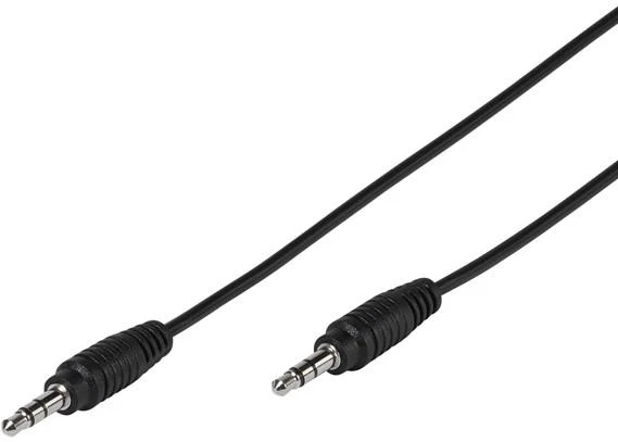 Vivanco kabelis 3,5 mm - 3,5 mm 1 m, juodas (35810)