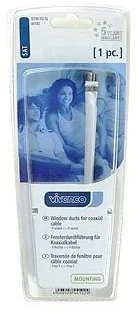 Vivanco kabelis SAT F-socket flat (44102)