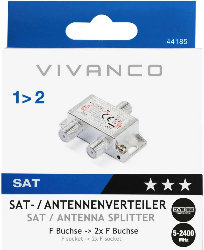 Vivanco cable splitter SAT