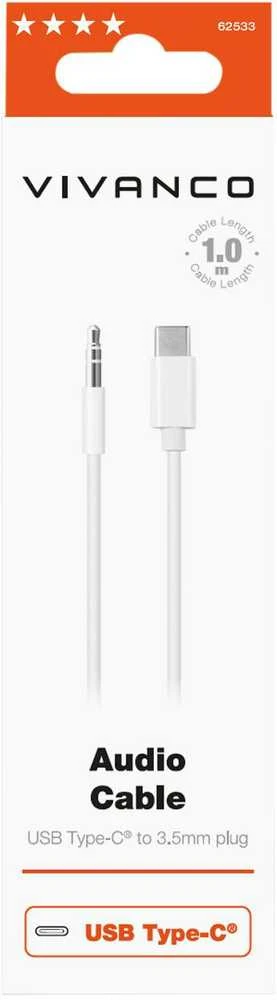 Vivanco cable USB-C - 3,5mm 1m (62533) | Vivanco