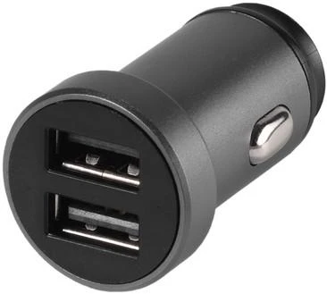 Vivanco automobilinis įkroviklis USB 2x2.4A (38858)