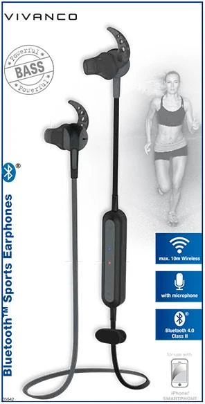 Vivanco Sport Air 4 ausinės su pakuote