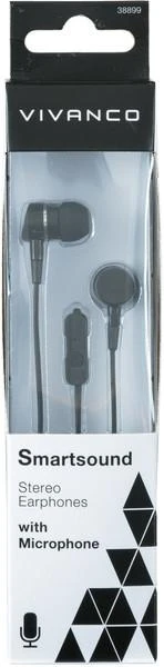 Vivanco ausinės Smartsound, juodos (38009)