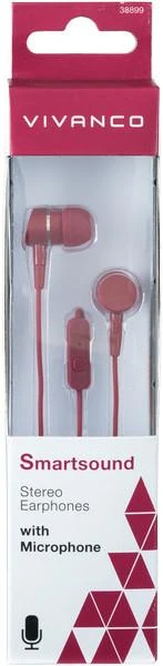 Vivanco ausinės Smartsound, raudona (38012)