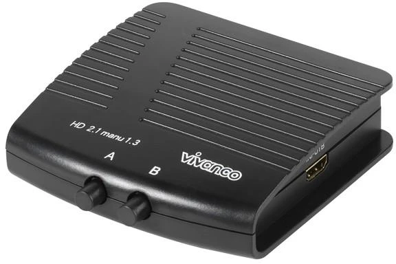 „Vivanco“ jungiklis, 2 prievadų HDMI (25349)
