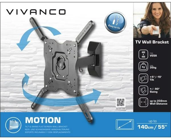 Vivanco televizoriaus sieninis laikiklis Motion BMO 6040