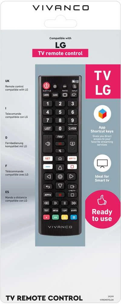 Vivanco universal remote control LG