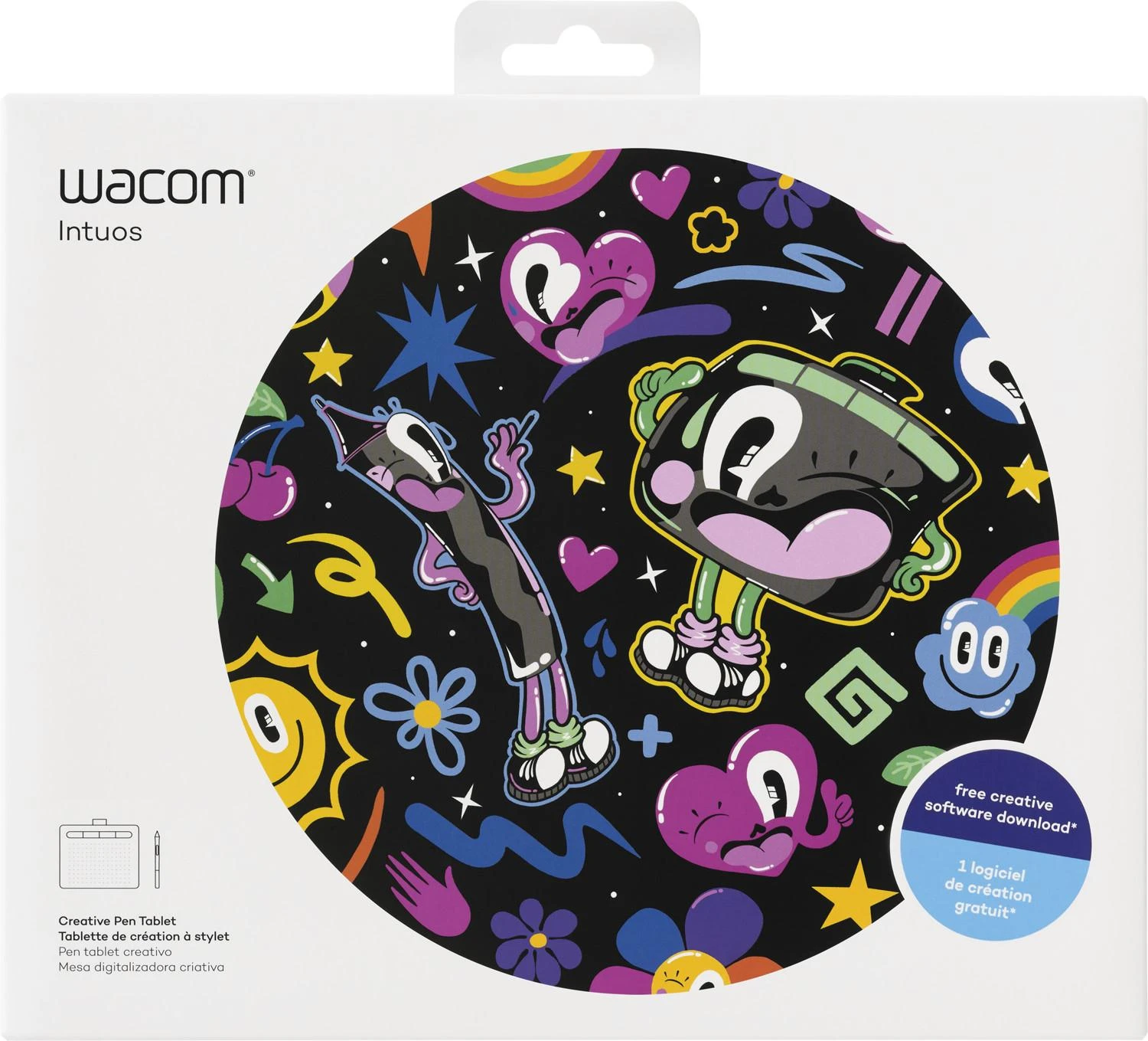 Grafinė planšetė Wacom Intuos S su pieštuku (CTL-4100K-N), Juoda