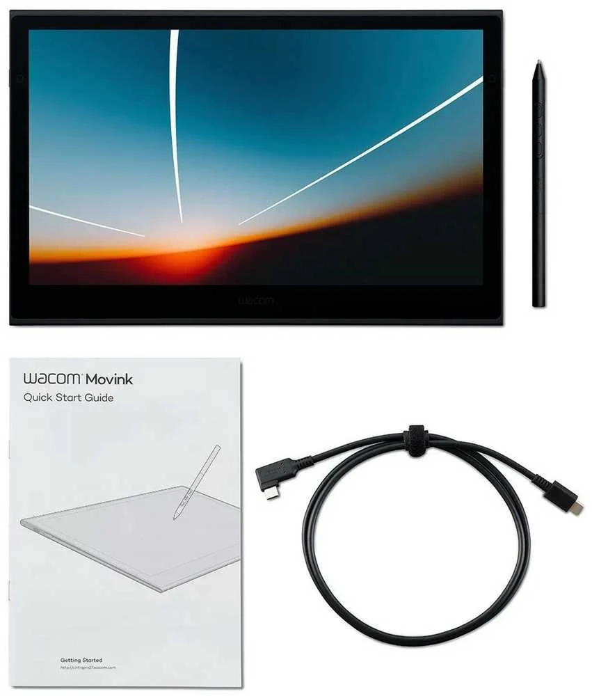 Touch „Wacom Movink 13“ lietimui jautrus 13,3 colio OLED, „FullHD“, „Pro pen 3“