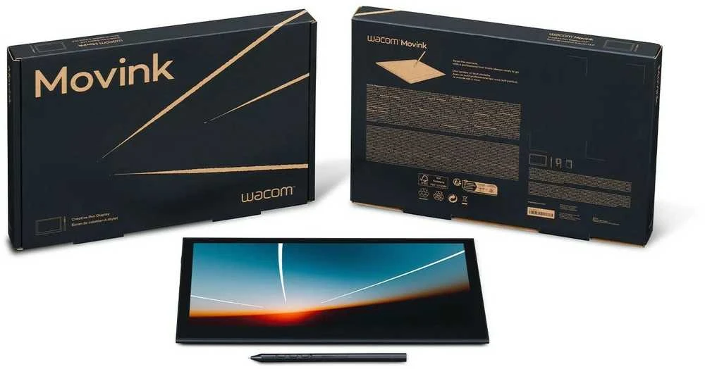 Touch „Wacom Movink 13“ lietimui jautrus 13,3 colio OLED, „FullHD“, „Pro pen 3“