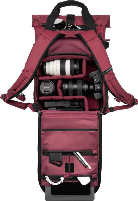 Kameros kuprinė - WANDRD PRVKE 15L Kuprinė V4, Raudona