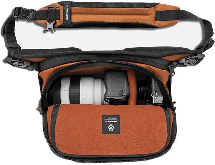 Kameros krepšys - WANDRD ROGUE Sling 6L Krepšys, Orandžinė