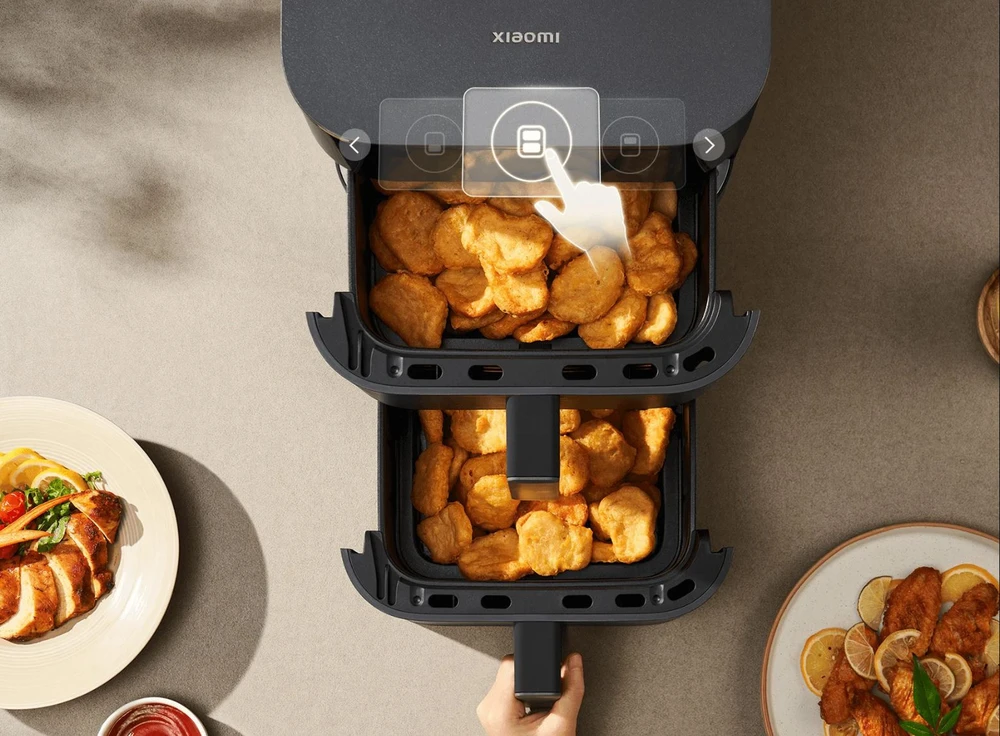 Karšto oro gruzdintuvė Xiaomi Smart Double Stack Air Fryer 12 L, 2800 W