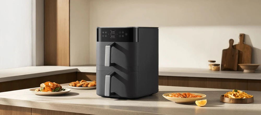 Karšto oro gruzdintuvė Xiaomi Smart Double Stack Air Fryer 12 L, 2800 W