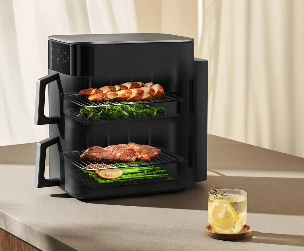 Karšto oro gruzdintuvė Xiaomi Smart Double Stack Air Fryer 12 L, 2800 W