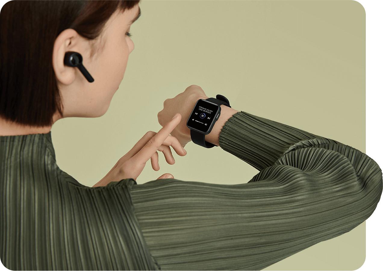 Išmanusis laikrodis Xiaomi Mi Watch Lite, Juodas | Varle.lt
