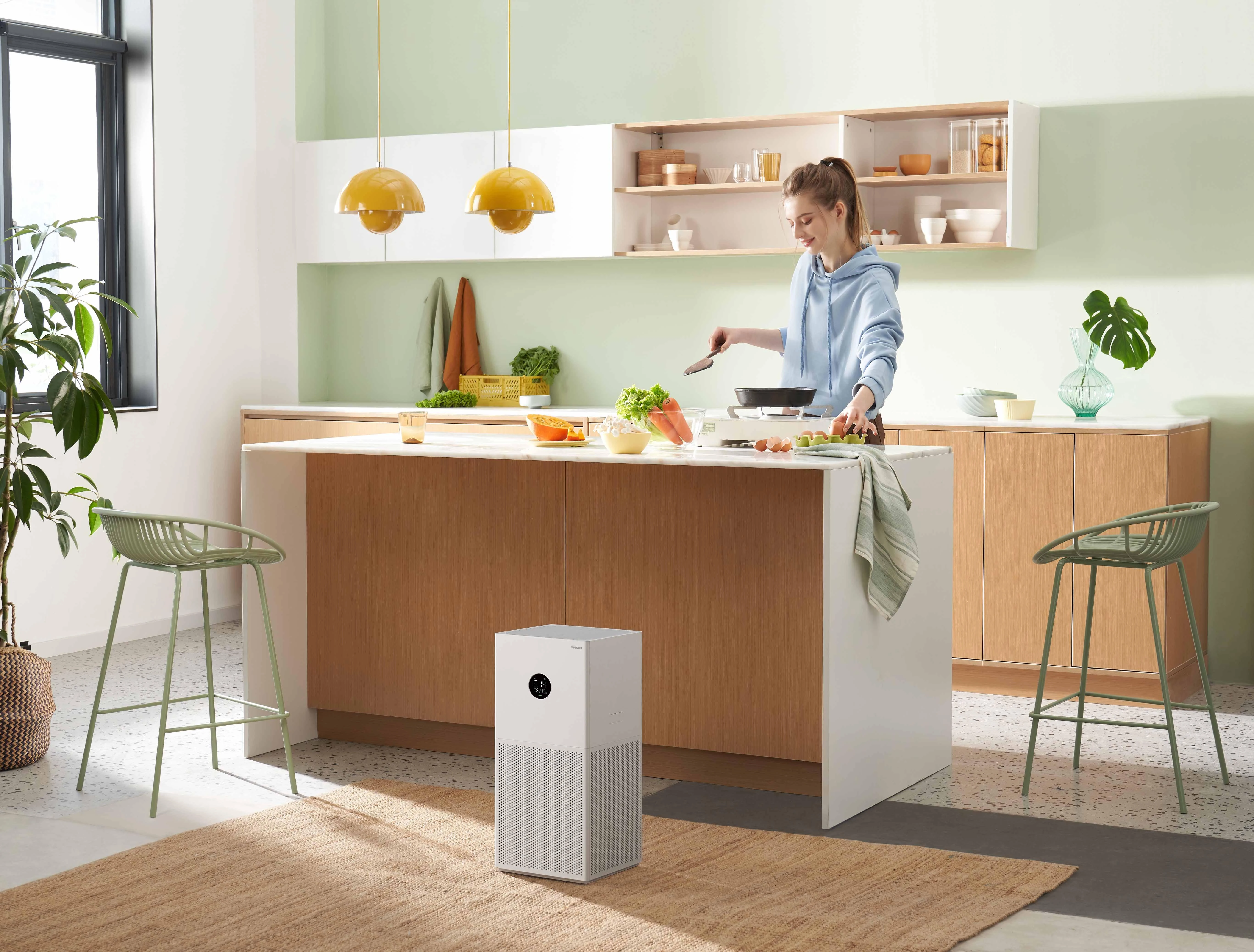 Oro valytuvas Xiaomi Smart Air Purifier 4 Lite EU 33 W, Tinka patalpoms iki 25-43 m², Baltas