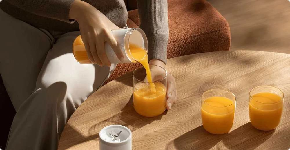 Plakiklis Xiaomi | Maišytuvas ES | Nešiojamas | 45 W | Ąsočio medžiaga: plastikas | Ąsočio talpa: 0,3 l | Ledo smulkinimas | Baltas