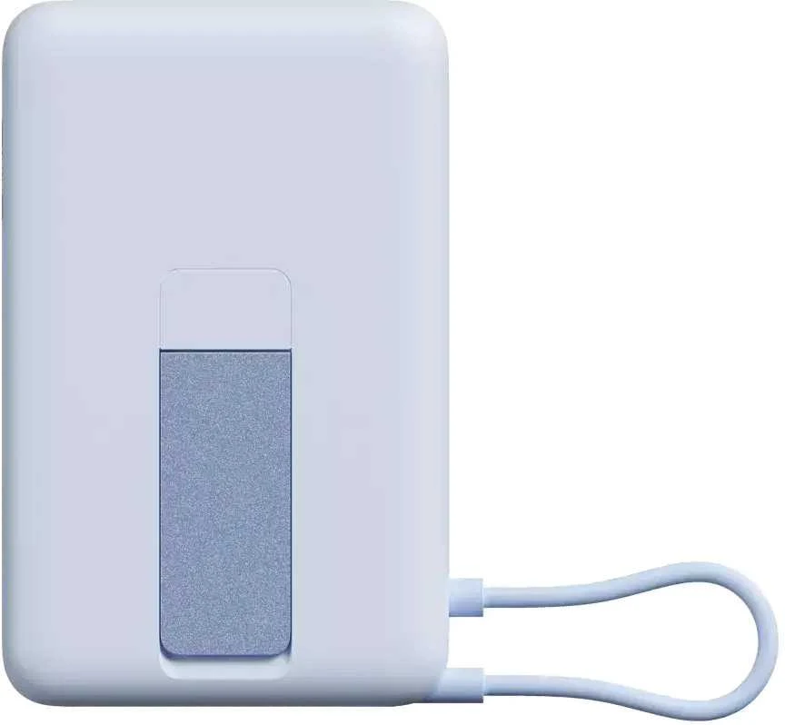 „Xiaomi“ magnetinė išorinė baterija 10000 su įmontuota | 10000 mAh | Mėlyna