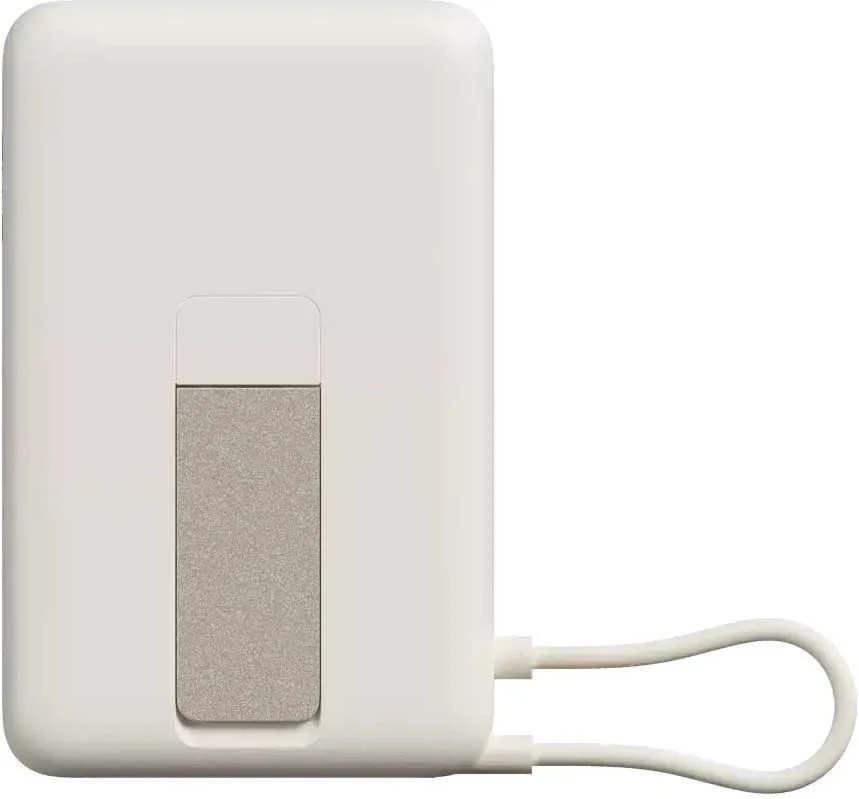„Xiaomi“ magnetinė išorinė baterija 10000 su įmontuota | 10000 mAh | rusvai geltona