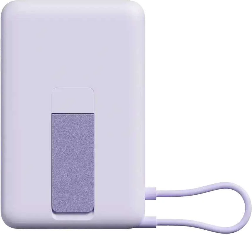 „Xiaomi“ magnetinė išorinė baterija 10000 su įmontuota | 10000 mAh | Violetinė