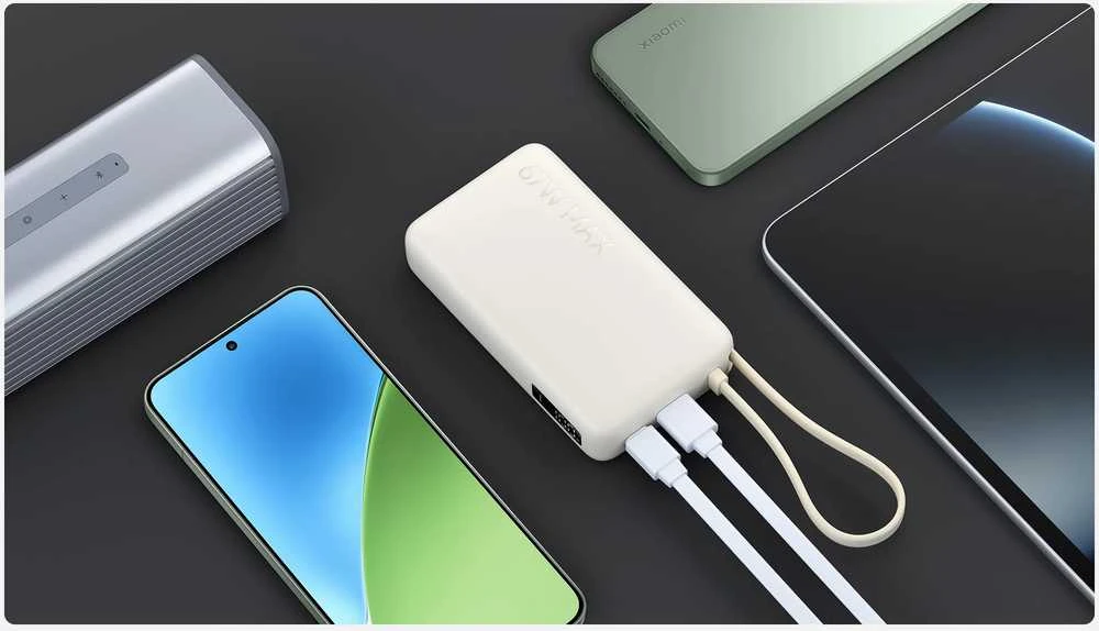 Xiaomi 67 W išorinė baterija 10000 (integruotas laidas) | 10000 mAh | Rudos spalvos