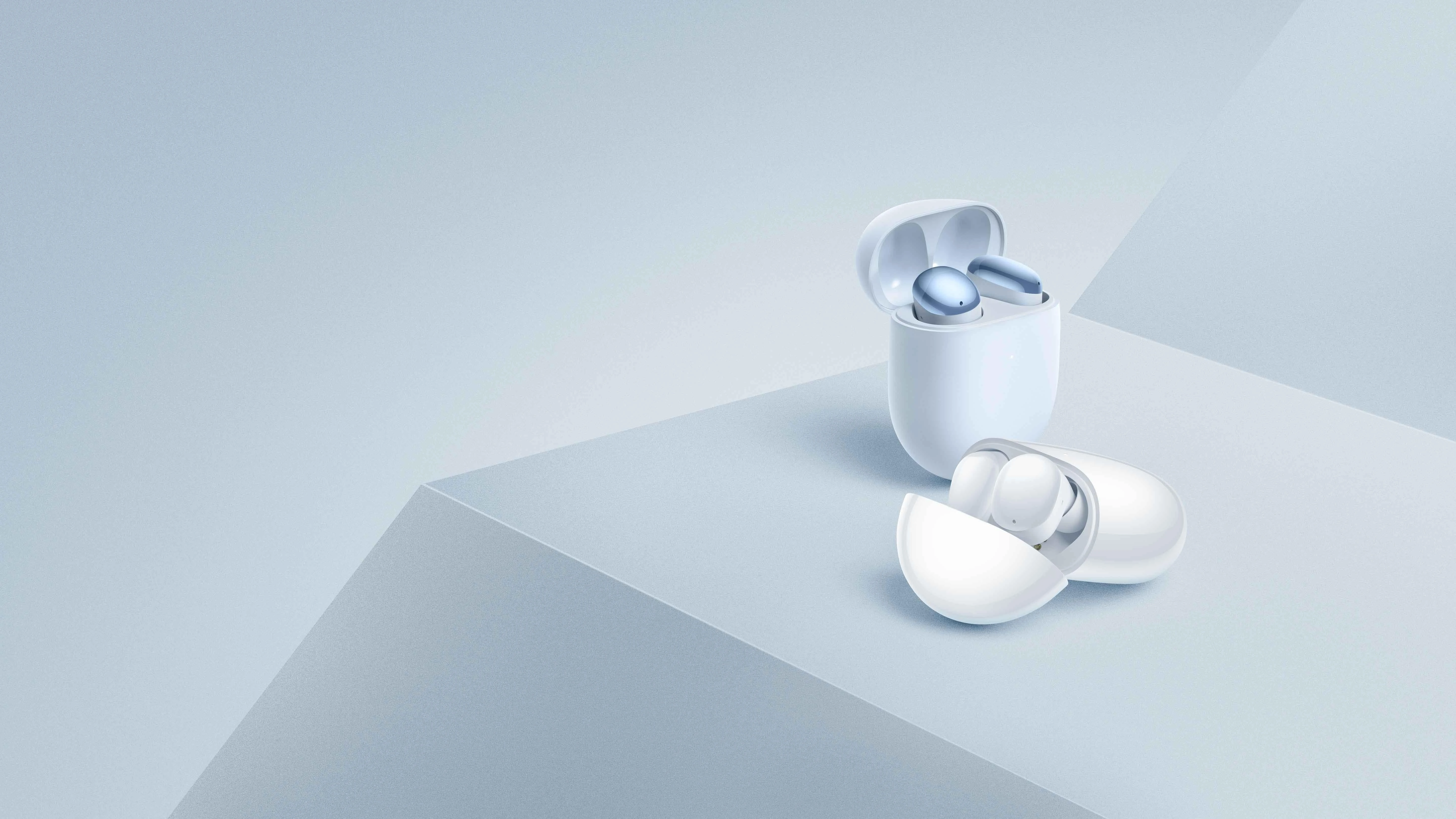 Belaidės ausinės Xiaomi Redmi Buds 4 su aktyviu triukšmo slopinimu, Baltos