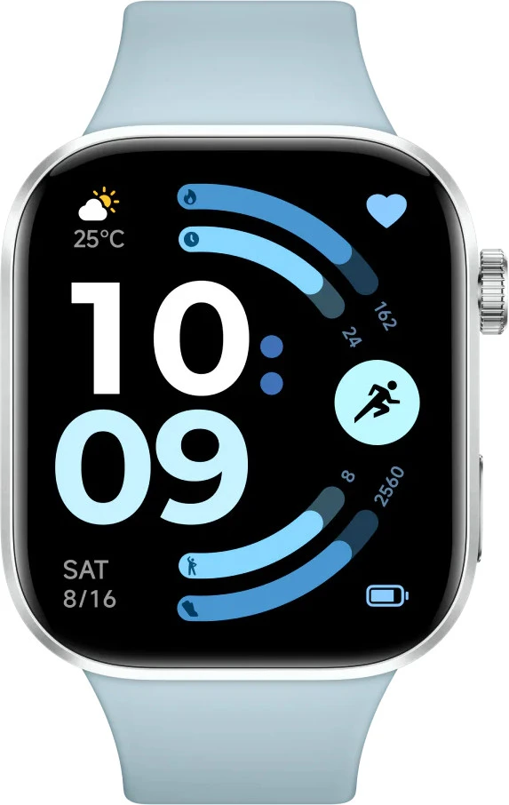 Išmanusis laikrodis Xiaomi REDMI Watch 6 | Smart watch | GPS (satellite) | AMOLED | 2.07" | Atsparus vandeniui | Glacier Mėlyna